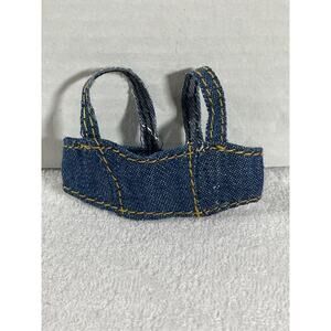 Rainbow High - Skyler Bradshaw - Series One 1 - Blue Denim Crop Top Shirt Only